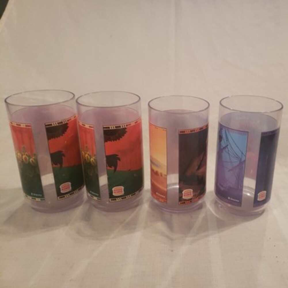 Disney's Pocahontas Burger King Glasses (4 Cups) - Picture 3 of 4
